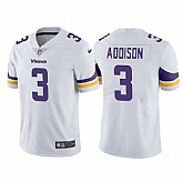 Men & Women & Youth Minnesota Vikings #3 Jordan Addison White Vapor Untouchable Stitched Jersey,baseball caps,new era cap wholesale,wholesale hats