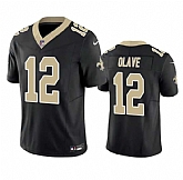 Men & Women & Youth New Orleans Saints #12 Chris Olave Black 2023 F.U.S.E. Vapor Untouchable Limited Stitched Jersey,baseball caps,new era cap wholesale,wholesale hats