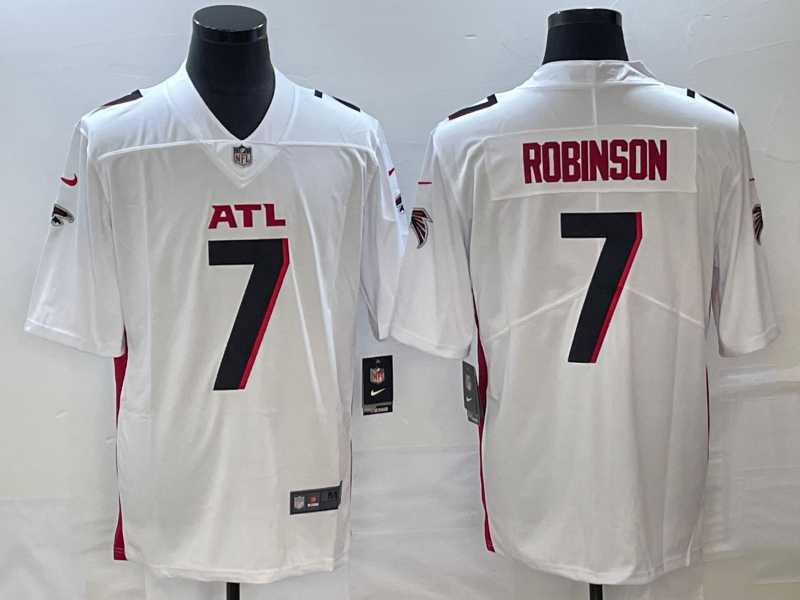 Men & Women & Youth Nike Atlanta Falcons #7 Bijan Robinson White 2023 NFL Draft Vapor Limited Jersey,We sell and wholesale Men & Women & Youth Nike Atlanta Falcons #7 Bijan Robinson White 2023 NFL Draft Vapor Limited Jersey on line form chian!
