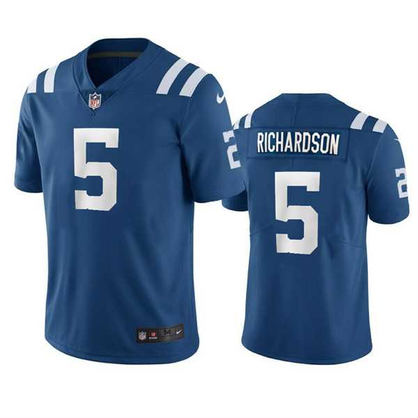 Men & Women & Youth Nike Indianapolis Colts #5 Anthony Richardson Blue Vapor Untouchable Limited Stitched NFL Jersey,We sell and wholesale Men & Women & Youth Nike Indianapolis Colts #5 Anthony Richardson Blue Vapor Untouchable Limited Stitched NFL Jersey on line form chian!