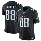 Men & Women & Youth Philadelphia Eagles #88 Dallas Goedert Black 2023 F.U.S.E. Vapor Untouchable Limited Stitched Football Jersey,baseball caps,new era cap wholesale,wholesale hats