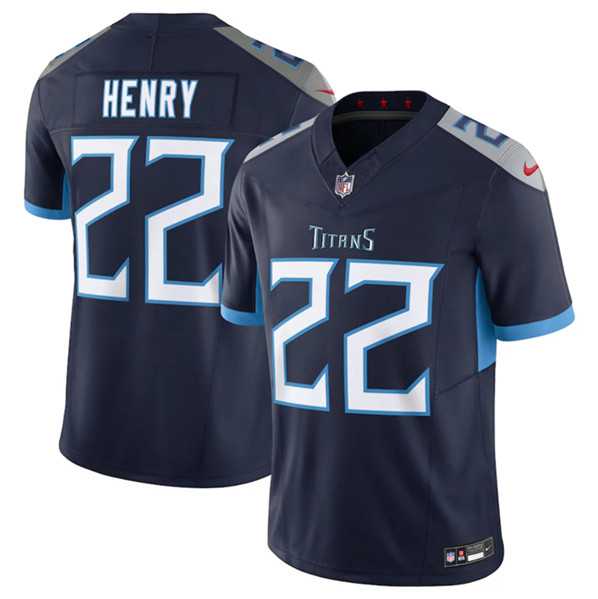 Men & Women & Youth Tennessee Titans #22 Derrick Henry Navy 2023 F.U.S.E Vapor Untouchable Stitched Jersey,We sell and wholesale Men & Women & Youth Tennessee Titans #22 Derrick Henry Navy 2023 F.U.S.E Vapor Untouchable Stitched Jersey on line form chian!