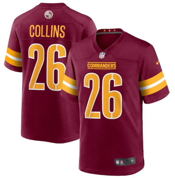 Men & Women & Youth Washington Commanders 26 Landon Collins 2022 Burgundy Game Stitched Jersey,We sell and wholesale Men & Women & Youth Washington Commanders 26 Landon Collins 2022 Burgundy Game Stitched Jersey on line form chian!