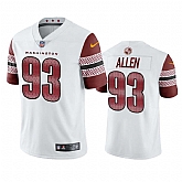 Men & Women & Youth Washington Commanders 93 Jonathan Allen White Vapor Limited Jersey,baseball caps,new era cap wholesale,wholesale hats