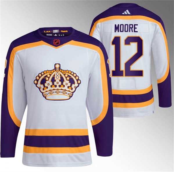 Men's Los Angeles Kings #12 Trevor Moore White 2022 Reverse Retro Stitched Jersey Dzhi,We sell and wholesale Men's Los Angeles Kings #12 Trevor Moore White 2022 Reverse Retro Stitched Jersey Dzhi on line form chian!
