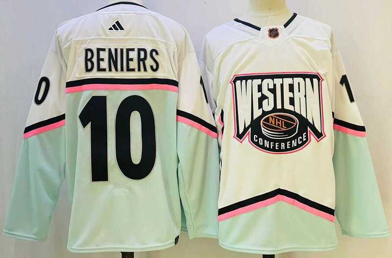 Men's Seattle Kraken #10 Matty Beniers 2023 White All-Star Game Stitched Jersey,We sell and wholesale Men's Seattle Kraken #10 Matty Beniers 2023 White All-Star Game Stitched Jersey on line form chian!
