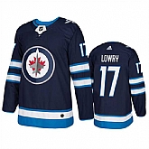 Men's Winnipeg Jets #17 Adam Lowry Navy Stitched Jersey Dzhi,baseball caps,new era cap wholesale,wholesale hats