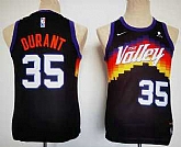 Youth Phoenix Suns #35 Kevin Durant Balck 2022 City Edition Stitched Basketball Jersey,baseball caps,new era cap wholesale,wholesale hats