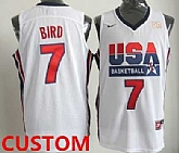 Men & Youth Customized 1992 Olympics Team USA  White Swingman Jersey,baseball caps,new era cap wholesale,wholesale hats