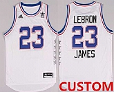 Men & Youth Customized 2015 Eastern All-Stars Revolution 30 Swingman White Jersey,baseball caps,new era cap wholesale,wholesale hats