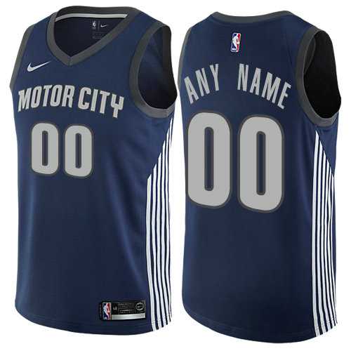 Men & Youth Customized Detroit Pistons Navy Blue Nike City Edition Jersey,We sell and wholesale Men & Youth Customized Detroit Pistons Navy Blue Nike City Edition Jersey on line form chian!