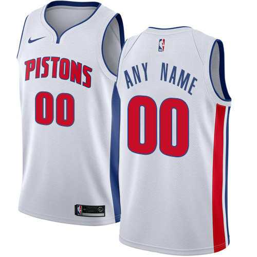 Men & Youth Customized Detroit Pistons Swingman White Home Nike Association Edition Jersey,We sell and wholesale Men & Youth Customized Detroit Pistons Swingman White Home Nike Association Edition Jersey on line form chian!
