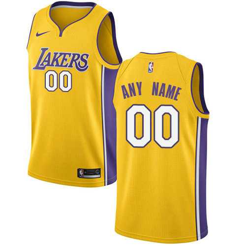 Men & Youth Customized Los Angeles Lakers Swingman Gold Home Nike Icon Edition Jersey,We sell and wholesale Men & Youth Customized Los Angeles Lakers Swingman Gold Home Nike Icon Edition Jersey on line form chian!