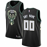 Men & Youth Customized Milwaukee Bucks Swingman Black Alternate Nike Statement Edition Jersey,baseball caps,new era cap wholesale,wholesale hats