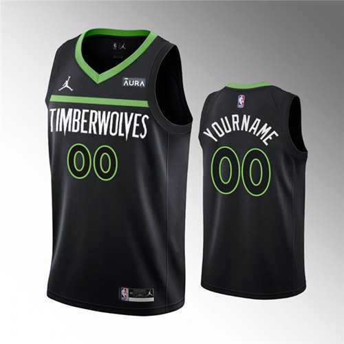 Men & Youth Customized Minnesota Timberwolves Active Player Black Statement Edition Stitched Jersey,We sell and wholesale Men & Youth Customized Minnesota Timberwolves Active Player Black Statement Edition Stitched Jersey on line form chian!