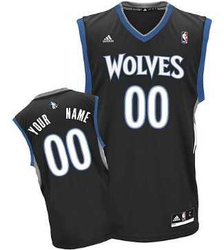 Men & Youth Customized Minnesota Timberwolves Black Jersey,We sell and wholesale Men & Youth Customized Minnesota Timberwolves Black Jersey on line form chian!