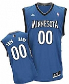 Men & Youth Customized Minnesota Timberwolves Blue Jersey,baseball caps,new era cap wholesale,wholesale hats