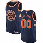 Men & Youth Customized New York Knicks Swingman Navy Blue Nike City Edition Jersey,baseball caps,new era cap wholesale,wholesale hats