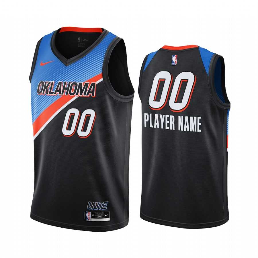 Men & Youth Customized Oklahoma City Thunder Black Nike Swingman 2020-21 City Edition Jersey,We sell and wholesale Men & Youth Customized Oklahoma City Thunder Black Nike Swingman 2020-21 City Edition Jersey on line form chian!