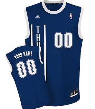 Men & Youth Customized Oklahoma City Thunder Navy Blue Jersey,We sell and wholesale Men & Youth Customized Oklahoma City Thunder Navy Blue Jersey on line form chian!