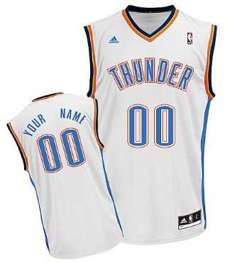 Men & Youth Customized Oklahoma City Thunder White Jersey,We sell and wholesale Men & Youth Customized Oklahoma City Thunder White Jersey on line form chian!
