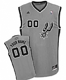 Men & Youth Customized San Antonio Spurs Gray Jersey,baseball caps,new era cap wholesale,wholesale hats