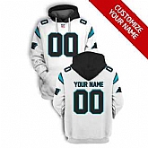 Men's Carolina Panthers Active Player White Custom 2021 Pullover Hoodie,baseball caps,new era cap wholesale,wholesale hats
