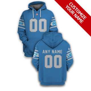 Men's Detroit Lions Active Player Blue Custom 2021 Pullover Hoodie,We sell and wholesale Men's Detroit Lions Active Player Blue Custom 2021 Pullover Hoodie on line form chian!
