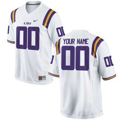 Men's LSU Tigers 2015 Nike White Customized Replica Football Jersey,We sell and wholesale Men's LSU Tigers 2015 Nike White Customized Replica Football Jersey on line form chian!