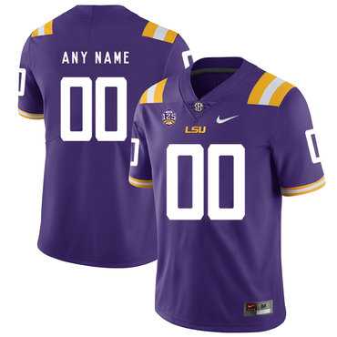Men's LSU Tigers Purple Customized Nike College Football Jersey,We sell and wholesale Men's LSU Tigers Purple Customized Nike College Football Jersey on line form chian!