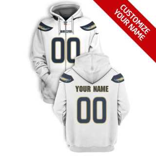 Men's Los Angeles Chargers Active Player White Custom 2021 Pullover Hoodie,We sell and wholesale Men's Los Angeles Chargers Active Player White Custom 2021 Pullover Hoodie on line form chian!