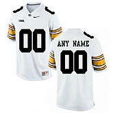 Men's Lowa Hawkeyes White Customized College Football Jersey,baseball caps,new era cap wholesale,wholesale hats