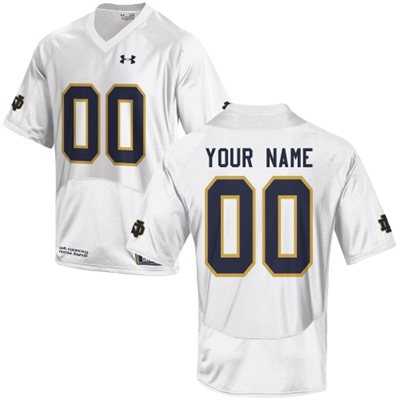 Men's Notre Dame Fighting Irish 2015 Under Armour White Customized Replica Football Jersey,We sell and wholesale Men's Notre Dame Fighting Irish 2015 Under Armour White Customized Replica Football Jersey on line form chian!