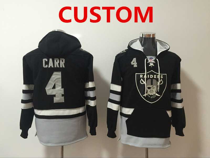 Men's Oakland Raiders Custom NEW Black Pocket Stitched NFL Pullover Hoodie,We sell and wholesale Men's Oakland Raiders Custom NEW Black Pocket Stitched NFL Pullover Hoodie on line form chian!