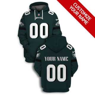Men's Philadelphia Eagles Active Player Dark Green Custom 2021 Pullover Hoodie,We sell and wholesale Men's Philadelphia Eagles Active Player Dark Green Custom 2021 Pullover Hoodie on line form chian!
