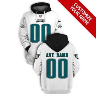 Men's Philadelphia Eagles Active Player White Custom 2021 Pullover Hoodie,We sell and wholesale Men's Philadelphia Eagles Active Player White Custom 2021 Pullover Hoodie on line form chian!