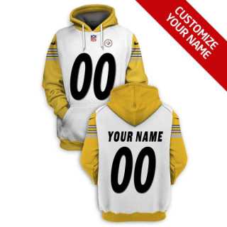 Men's Pittsburgh Steelers Active Player White Custom 2021 Pullover Hoodie,We sell and wholesale Men's Pittsburgh Steelers Active Player White Custom 2021 Pullover Hoodie on line form chian!
