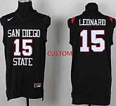 Men's San Diego State University Basketball Black Customized Jersey,baseball caps,new era cap wholesale,wholesale hats