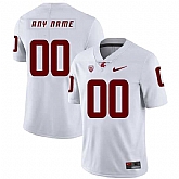 Men's Washington State Cougars Customized White College Football Jersey,baseball caps,new era cap wholesale,wholesale hats
