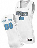 Women's Customized Denver Nuggets White Jersey ,baseball caps,new era cap wholesale,wholesale hats