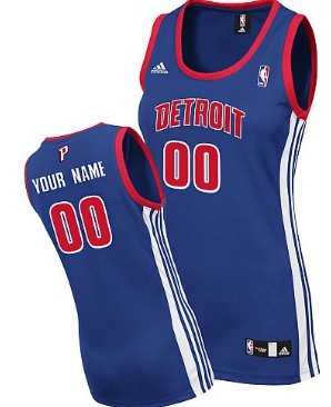 Women's Customized Detroit Pistons Blue Jersey ,We sell and wholesale Women's Customized Detroit Pistons Blue Jersey  on line form chian!