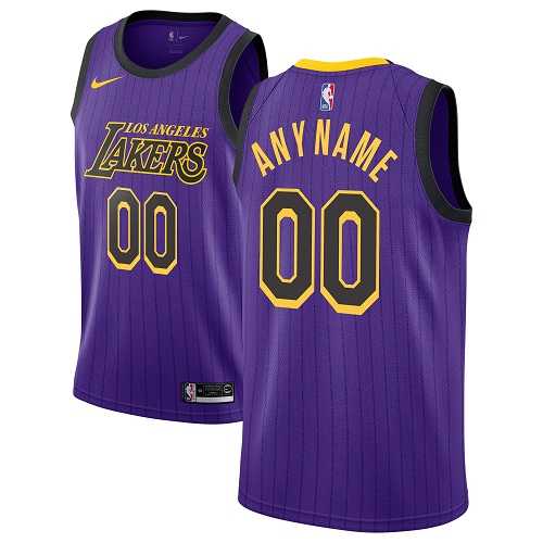 Women's Customized Los Angeles Lakers Swingman Purple City Edition Nike NBA Jersey,We sell and wholesale Women's Customized Los Angeles Lakers Swingman Purple City Edition Nike NBA Jersey on line form chian!
