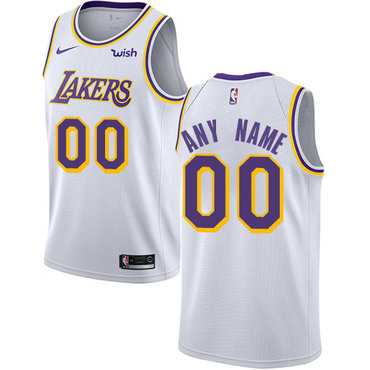 Women's Customized Los Angeles Lakers White Association Edition Nike NBA Jersey,We sell and wholesale Women's Customized Los Angeles Lakers White Association Edition Nike NBA Jersey on line form chian!