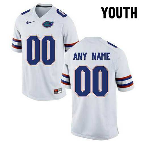 Youth Florida Gators White Customized College Jersey,We sell and wholesale Youth Florida Gators White Customized College Jersey on line form chian!