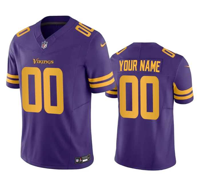Men & Women & Youth Minnesota Vikings Active Player Custom Purple 2023 F.U.S.E. Color Rush Stitched Jersey,We sell and wholesale Men & Women & Youth Minnesota Vikings Active Player Custom Purple 2023 F.U.S.E. Color Rush Stitched Jersey on line form chian!