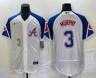 Men's Atlanta Braves #3 Dale Murphy Number White 2023 City Connect Flex Base Stitched MLB Jersey,We sell and wholesale Men's Atlanta Braves #3 Dale Murphy Number White 2023 City Connect Flex Base Stitched MLB Jersey on line form chian!
