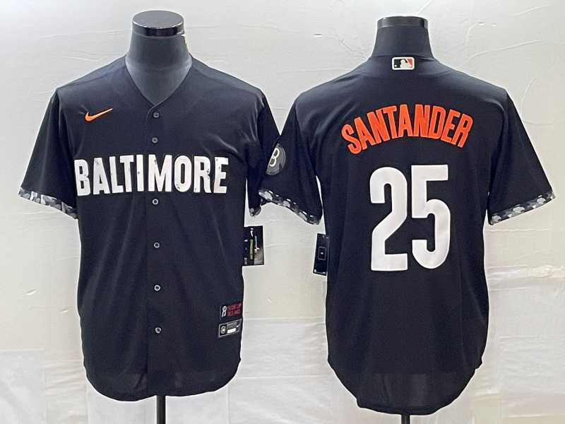 Men's Baltimore Orioles #25 Anthony Santander Black 2023 City Connect Cool Base Stitched Jersey,We sell and wholesale Men's Baltimore Orioles #25 Anthony Santander Black 2023 City Connect Cool Base Stitched Jersey on line form chian!
