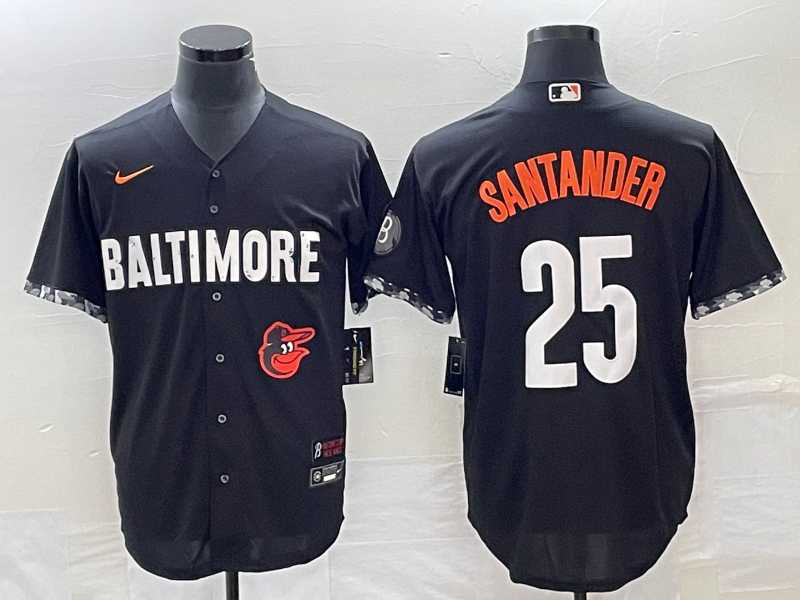 Men's Baltimore Orioles #25 Anthony Santander Black 2023 City Connect Cool Base Stitched Jerseys,We sell and wholesale Men's Baltimore Orioles #25 Anthony Santander Black 2023 City Connect Cool Base Stitched Jerseys on line form chian!