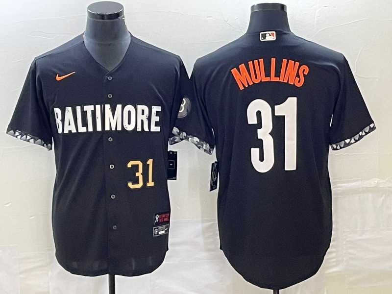 Men's Baltimore Orioles #31 Cedric Mullins Number Black 2023 City Connect Cool Base Stitched Jerseys,We sell and wholesale Men's Baltimore Orioles #31 Cedric Mullins Number Black 2023 City Connect Cool Base Stitched Jerseys on line form chian!