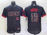 Men's Cincinnati Reds #19 Joey Votto Black 2023 City Connect Flex Base Stitched Jersey,baseball caps,new era cap wholesale,wholesale hats